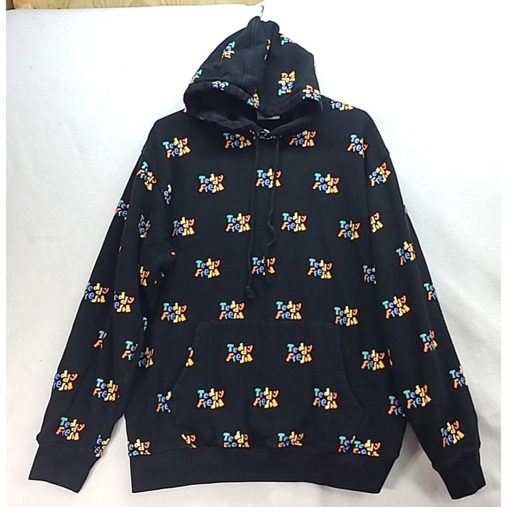 Mens‎ XL Teddy Fresh Hoodie Allover Spellout